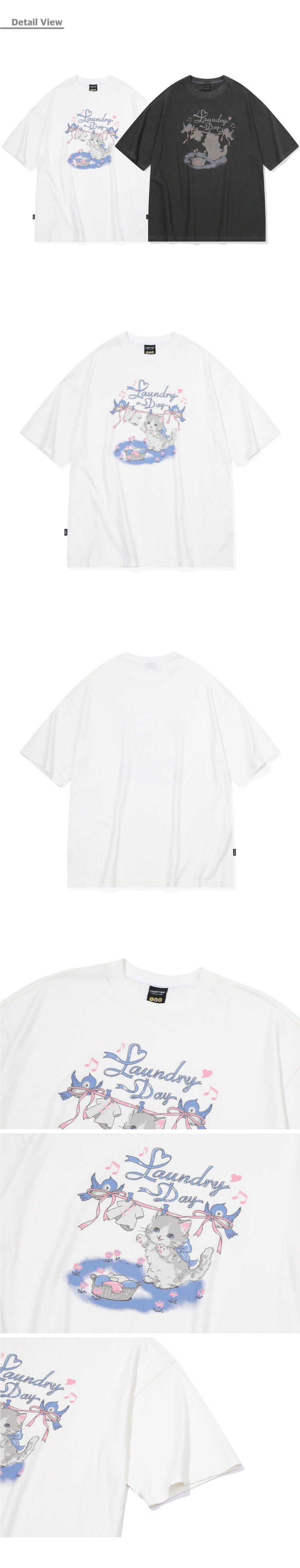 CPGN Laundry Day Short Sleeve T-Shirt Star White