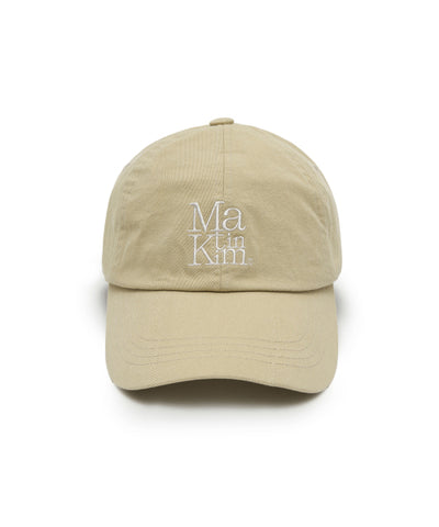 MATIN KIM Ball Cap Beige