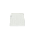 MATIN KIM MATIN KIM MESH LOGO WRAP MINI SKIRT