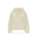 MATIN KIM MATIN KIM Oversized Mesh Knit Hoodie