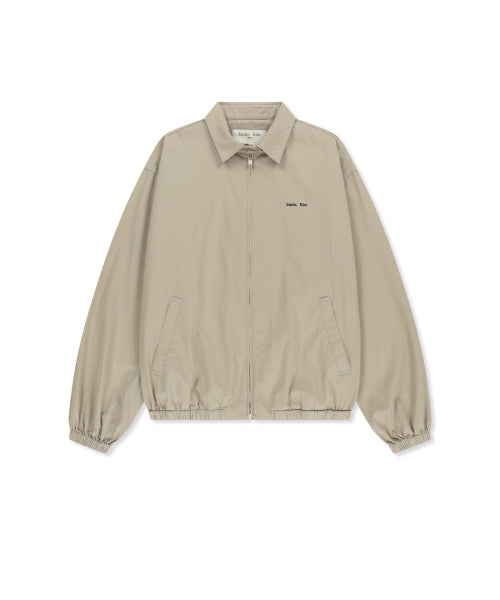 MATIN KIM MATIN KIM Small Logo Cotton Zip Up Jumper