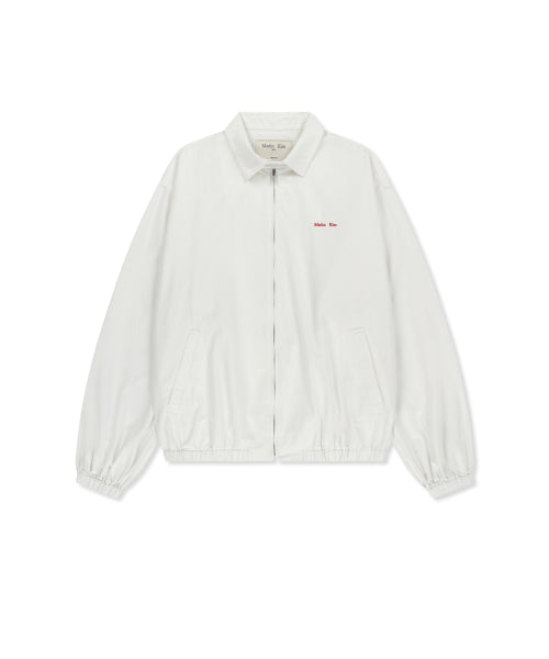MATIN KIM MATIN KIM Small Logo Cotton Zip Up Jumper
