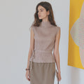 TILLIDIE Tension sleeveless t-shirt [TISU06TS03]_Beige