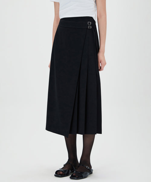 MIXXO MIXXO Buckle Wrap Skirt Women