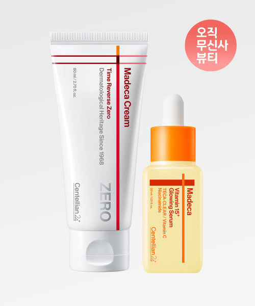 CENTELLIAN24 CENTELLIAN24 Madeca Cream Time Reverse Zero 80ml + Vitamin 15 Glowing Serum 30ml