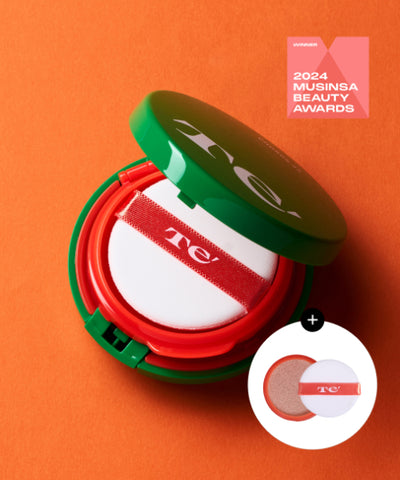 TE Full Green 35 Tone-Up Sun Cushion Set SPF 35