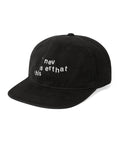 THISISNEVERTHAT THISISNEVERTHAT Broken Logo Cap Black