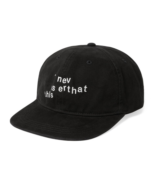THISISNEVERTHAT THISISNEVERTHAT Broken Logo Cap Black