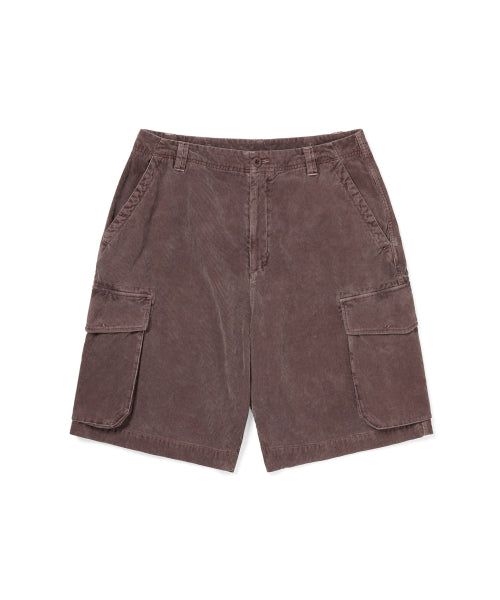 THISISNEVERTHAT THISISNEVERTHAT Overdyed Corduroy Cargo Short Burgundy