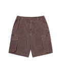 THISISNEVERTHAT THISISNEVERTHAT Overdyed Corduroy Cargo Short Burgundy
