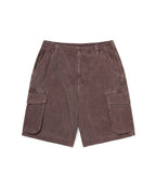 THISISNEVERTHAT THISISNEVERTHAT Overdyed Corduroy Cargo Short Burgundy