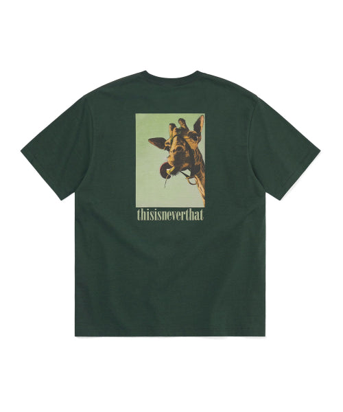 THISISNEVERTHAT THISISNEVERTHAT Giraffe Tee Deep Forest