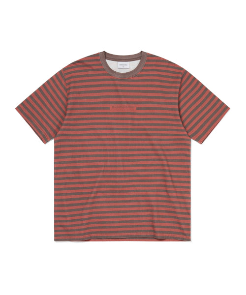 THISISNEVERTHAT THISISNEVERTHAT Printed Striped Tee Red