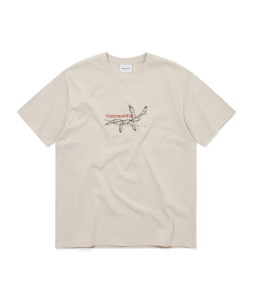 THISISNEVERTHAT THISISNEVERTHAT Stitched Birds Tee Beige