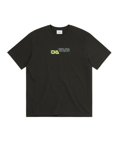 THISISNEVERTHAT THISISNEVERTHAT T-Shirt Misalign Tee Off Black