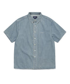 THISISNEVERTHAT THISISNEVERTHAT Washed Denim Shirt Washed Blue