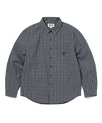 THISISNEVERTHAT THISISNEVERTHAT GD Lightning Bear Check Shirt Off Black