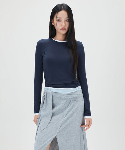 MIXXO T-Shirt Layered Long Sleeve
