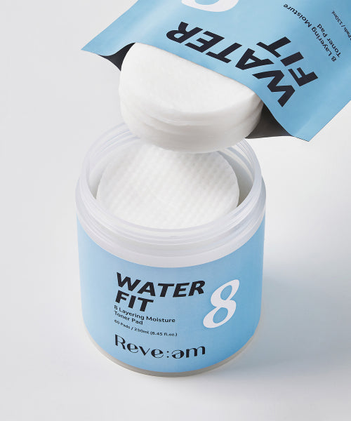REVE:AM Waterfit 8-ply moisture adhesive pad refill, 30 sheets