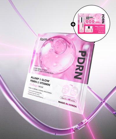 FARMSTAY Plump & Glow Hydrogel Mask 1 box