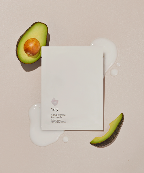 107 107 Avocado Cuddle Sheet Mask (5 sheets)