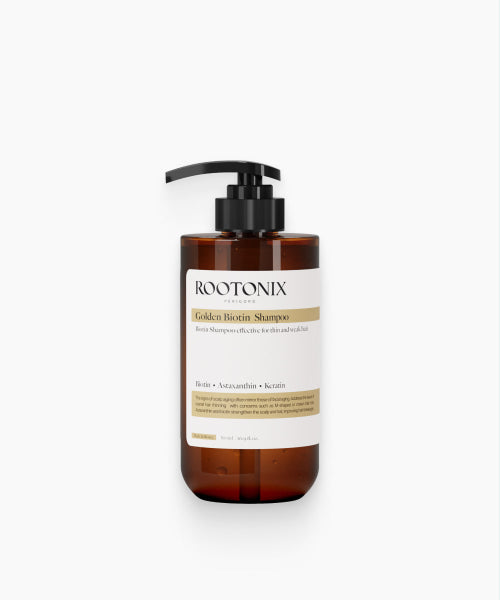 ROOBLISS Thin Hair Volume Repair Golden Biotin Hair Loss Shampoo