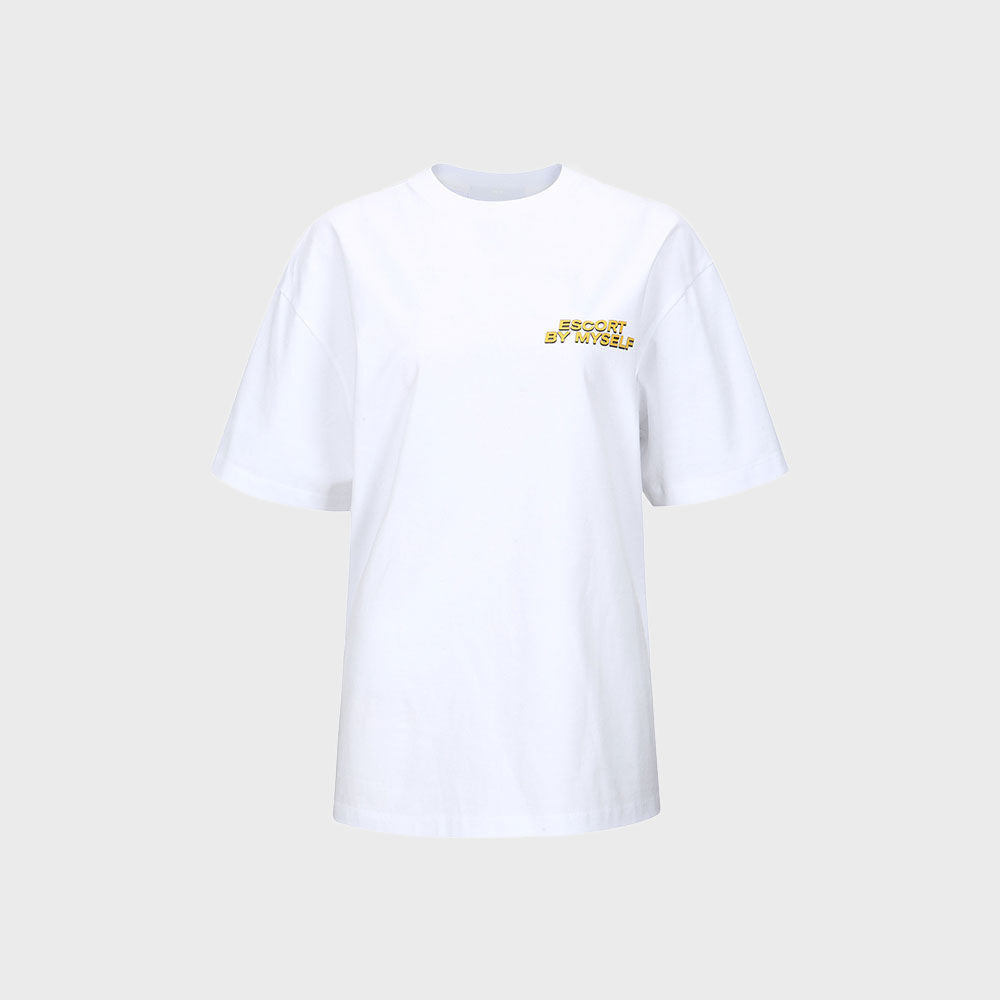 YCH GRAPHIC-PRINT T-SHIRT WHITE (F23TO909WH)