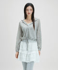 MIXXO MIXXO Linen-like Hoodie T-Shirt S