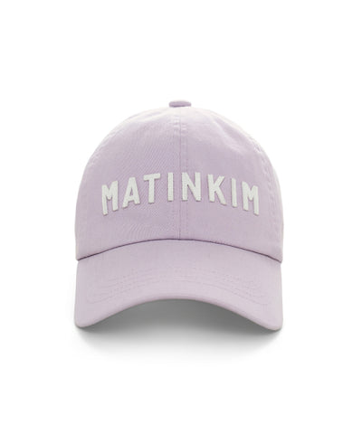 MATIN KIM Applique Felt Logo Ball Cap