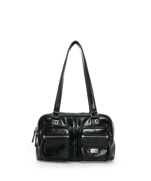 MATIN KIM MATIN KIM Double Pocket Brick Shoulder Bag