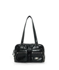 MATIN KIM MATIN KIM Double Pocket Brick Shoulder Bag