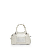 MATIN KIM MATIN KIM CURVE ZIP MINI BAG in Light Grey