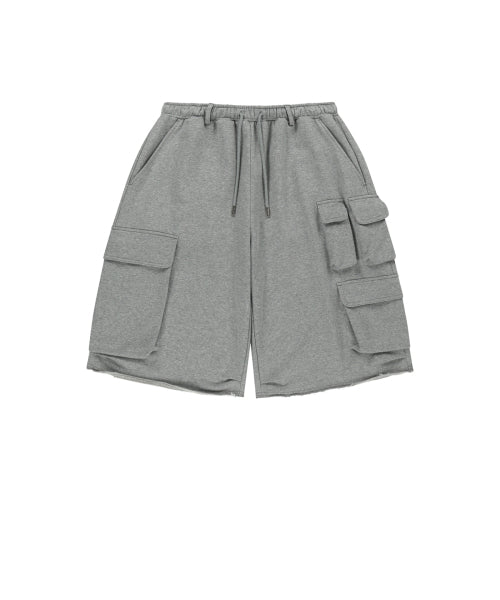 MATIN KIM MATIN KIM TERRY UTILITY POCKET BERMUDA PANTS