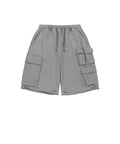 MATIN KIM MATIN KIM TERRY UTILITY POCKET BERMUDA PANTS