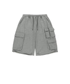 MATIN KIM MATIN KIM TERRY UTILITY POCKET BERMUDA PANTS