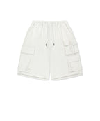 MATIN KIM MATIN KIM TERRY UTILITY POCKET BERMUDA PANTS