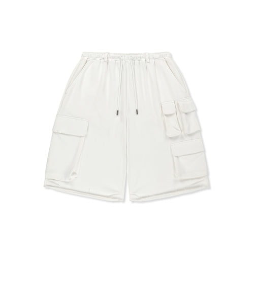 MATIN KIM MATIN KIM TERRY UTILITY POCKET BERMUDA PANTS