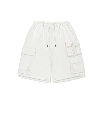 MATIN KIM TERRY UTILITY POCKET BERMUDA PANTS