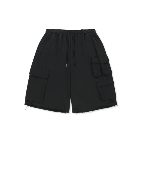MATIN KIM MATIN KIM TERRY UTILITY POCKET BERMUDA PANTS