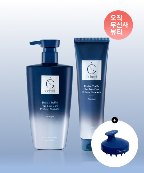 ÉCLMOI [SET] 1 shampoo 500ml + 1 treatment 150ml (+ shampoo brush provided)