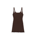 MATIN KIM MATIN KIM Open Back Ribbed Knit Dress