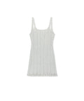 MATIN KIM MATIN KIM Open Back Ribbed Knit Dress