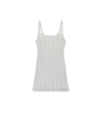 MATIN KIM MATIN KIM Open Back Ribbed Knit Dress