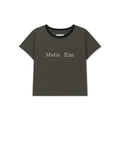 MATIN KIM MATIN KIM T-Shirt Charcoal