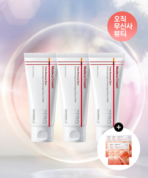 CENTELLIAN24 3 Madeca Cream Time Reverse Zero 80ml + 5 gel masks (Choose 1 PDRN/Hyalu)