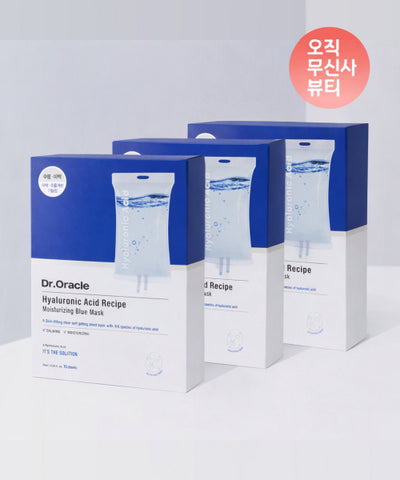 DR.ORACLE Hyaluronic Acid Recipe Moisturizing Mask (30 sheets)