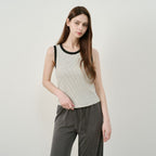 MIND BRIDGE WOMEN [ON][W]Stripe sleeveless top - 4color M1TS32A5