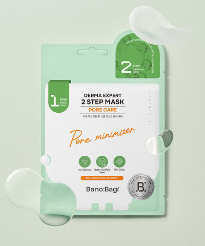 BANOBAGI Derma Expert Two-Step Mask Pore Care (7 sheets)