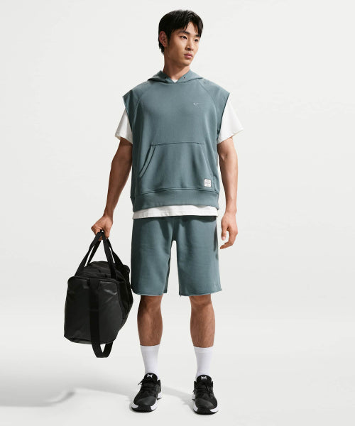 NIKE NIKE Dry Fit Fleece Training Shorts - Mineral Slate