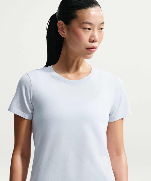 NIKE NIKE Dry Fit Running T-Shirt W - Pure Platinum